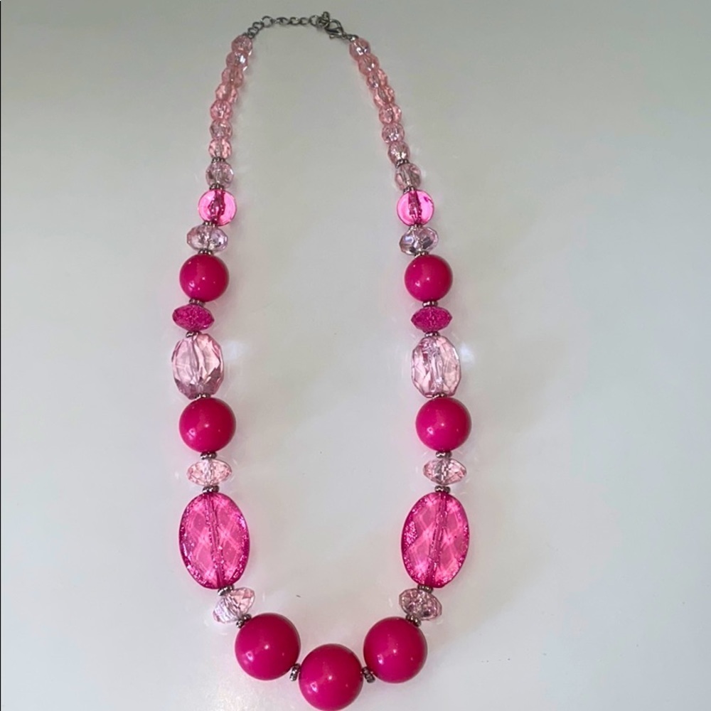 Pink 13” necklace